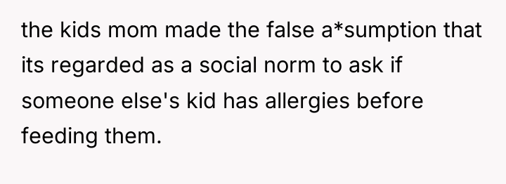 the kids mom made the false a*sumption that its regarded...