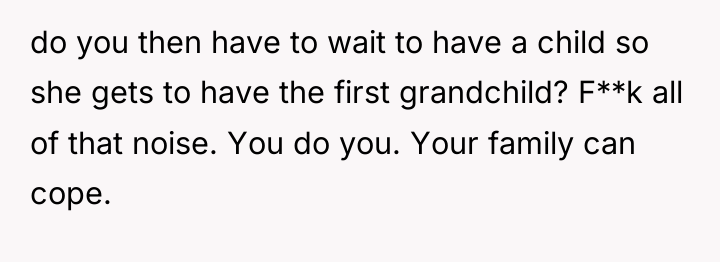 do you then have to wait to have a child...
