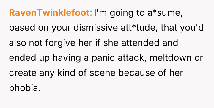 RavenTwinklefoot I'm going to a*sume, based on your dismissive att*tude,...