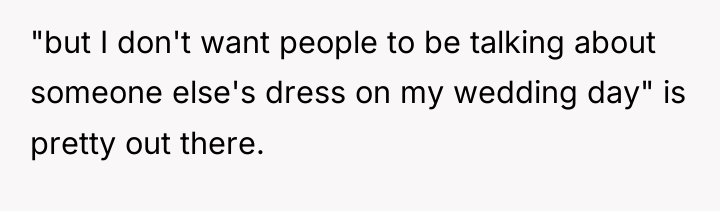 "but I don't want people to be talking about someone...