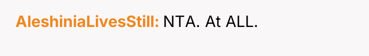 AleshiniaLivesStill NTA. At ALL.