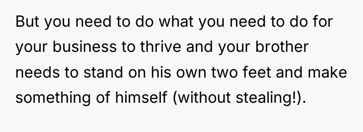 But you need to do what you need to do...