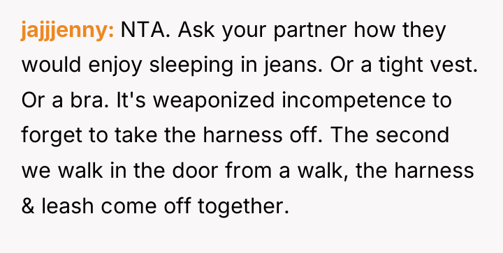 jajjjenny NTA. Ask your partner how they would enjoy sleeping...