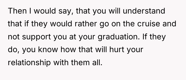 Then I would say, that you will understand that if...