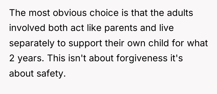 The most obvious choice is that the adults involved both...