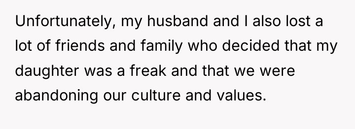 Unfortunately, my husband and I also lost a lot of...
