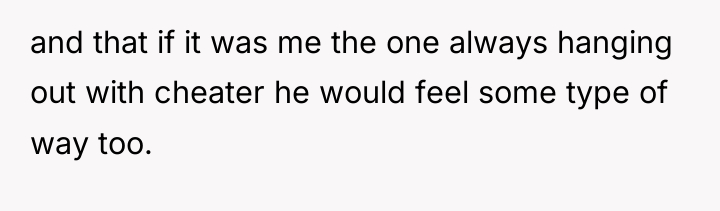 and that if it was me the one always hanging...