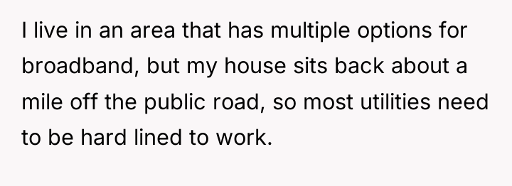I live in an area that has multiple options for...