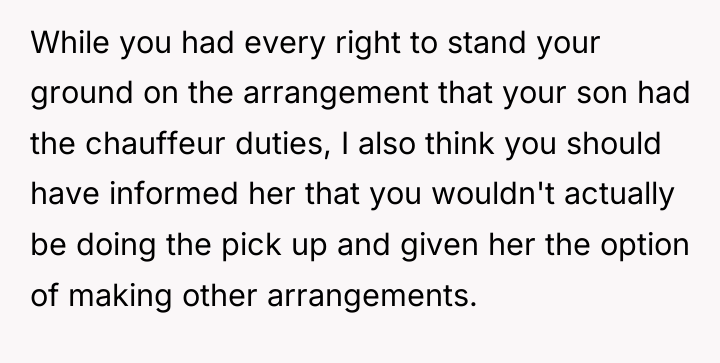 While you had every right to stand your ground on...