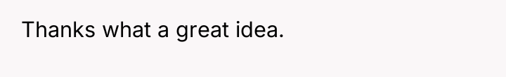 Thanks what a great idea.