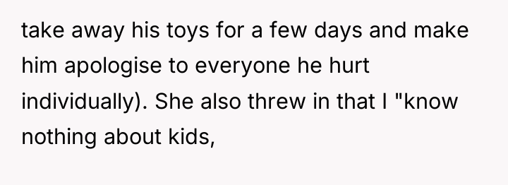 take away his toys for a few days and make...