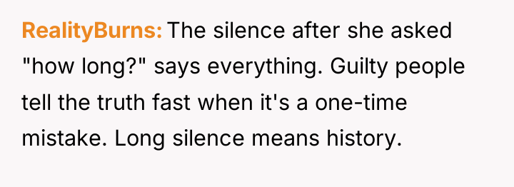 RealityBurns The silence after she asked "how long?" says everything....