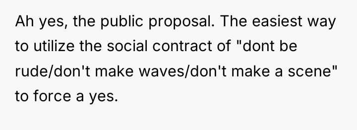 Ah yes, the public proposal. The easiest way to utilize...
