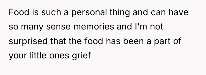 Food is such a personal thing and can have so...