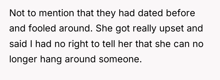 Not to mention that they had dated before and fooled...