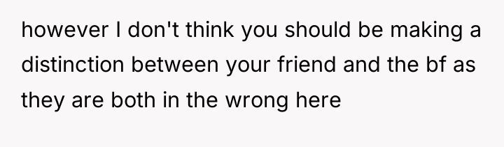 however I don't think you should be making a distinction...