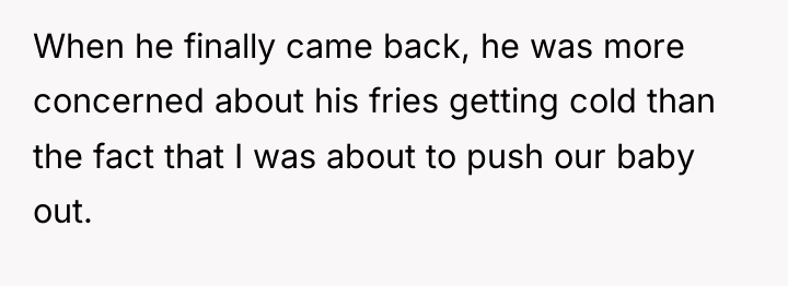 When he finally came back, he was more concerned about...