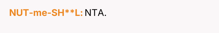 NUT-me-SH**L NTA.