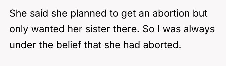 She said she planned to get an abortion but only...