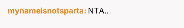 mynameisnotsparta NTA...