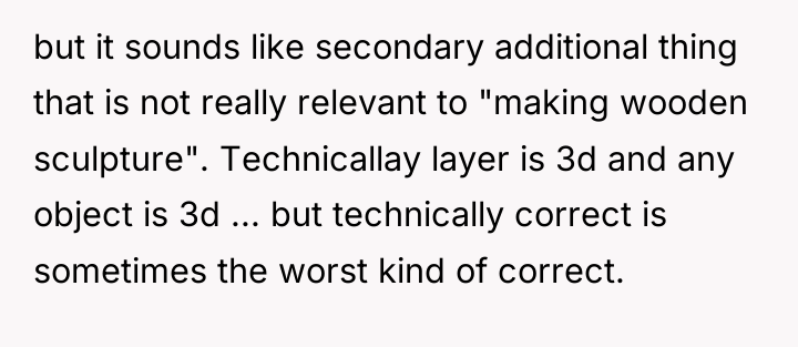 but it sounds like secondary additional thing that is not...