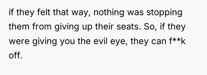 if they felt that way, nothing was stopping them from...