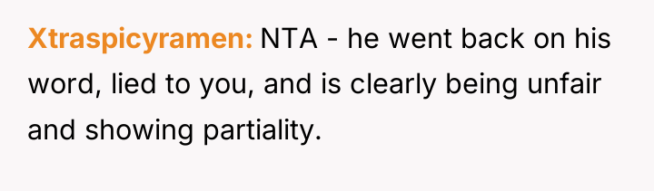 Xtraspicyramen NTA - he went back on his word, lied...
