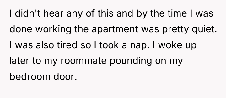 I didn't hear any of this and by the time...