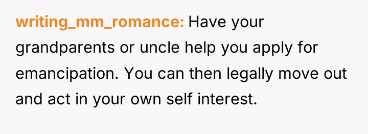 writing_mm_romance Have your grandparents or uncle help you apply for...
