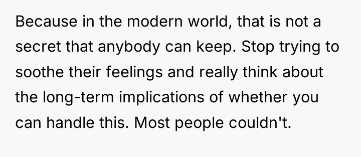 Because in the modern world, that is not a secret...