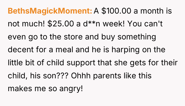 BethsMagickMoment A $100.00 a month is not much! $25.00 a...
