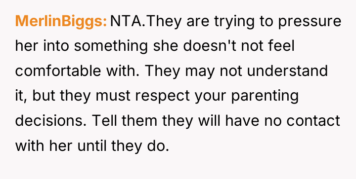 MerlinBiggs NTA.They are trying to pressure her into something she...
