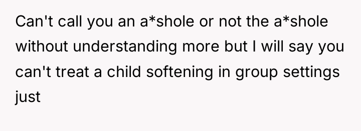 Can't call you an a*shole or not the a*shole without...