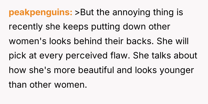 peakpenguins >But the annoying thing is recently she keeps putting...