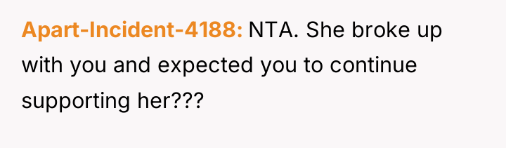 Apart-Incident-4188 NTA. She broke up with you and expected you...