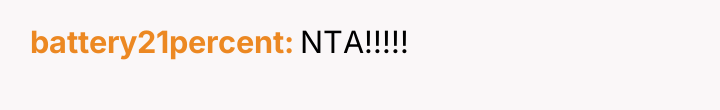battery21percent NTA!!!!!