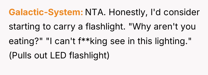 Galactic-System NTA. Honestly, I'd consider starting to carry a flashlight....