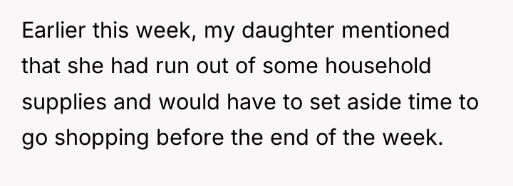 Earlier this week, my daughter mentioned that she had run...
