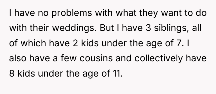 I have no problems with what they want to do...