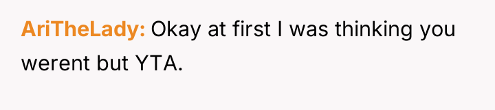 AriTheLady Okay at first I was thinking you werent but...