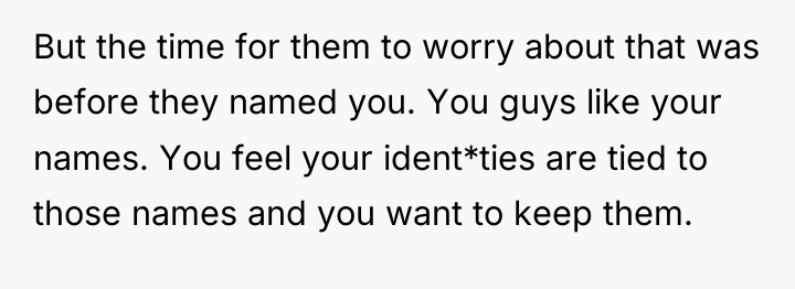 But the time for them to worry about that was...