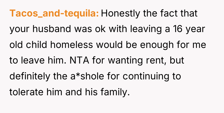 Tacos_and-tequila Honestly the fact that your husband was ok with...