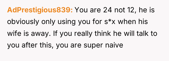 AdPrestigious839 You are 24 not 12, he is obviously only...