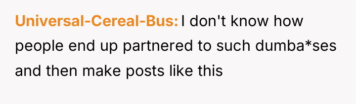 Universal-Cereal-Bus I don't know how people end up partnered to...