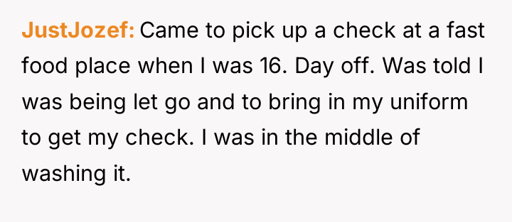 JustJozef Came to pick up a check at a fast...