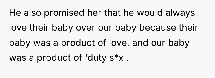 He also promised her that he would always love their...