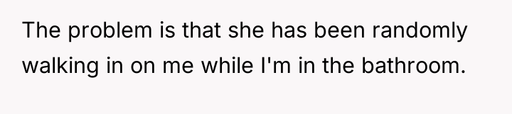 The problem is that she has been randomly walking in...