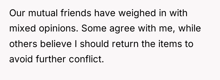 Our mutual friends have weighed in with mixed opinions. Some...