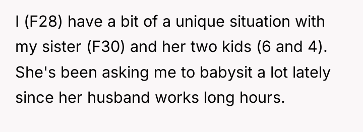 I (F28) have a bit of a unique situation with...