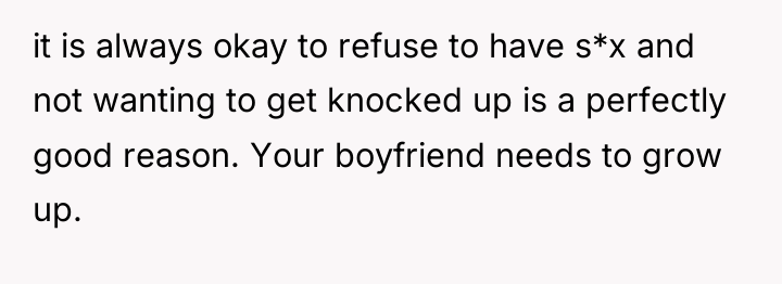 it is always okay to refuse to have s*x and...